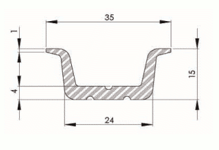 Guide PVC Omega